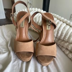 Camel Steve Madden heels